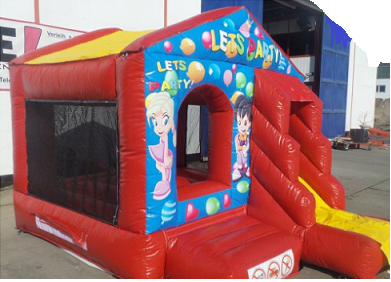 Hüpfburg "Partytime" mit Rutsche